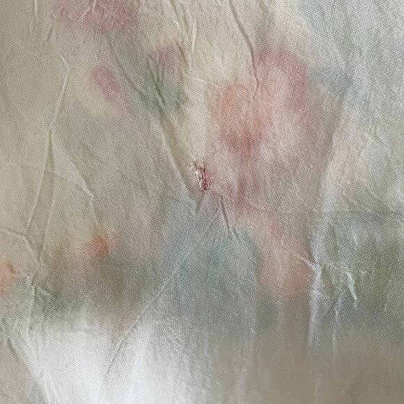 Johnny Was Women's Tunic Top Large Jessa White Sheer Embroidered Button Oversize - Picture 5 of 8